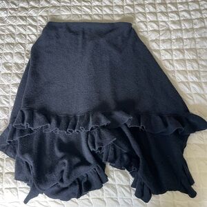 Minnie Rose cashmere ruffle cape